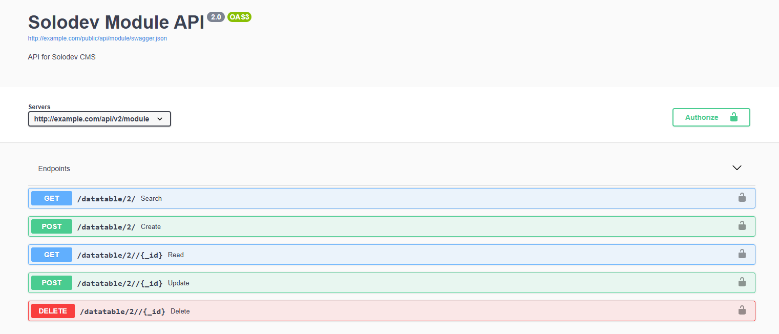 Module API