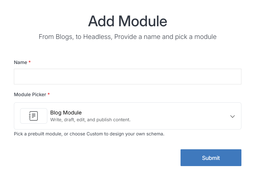 Add Blog