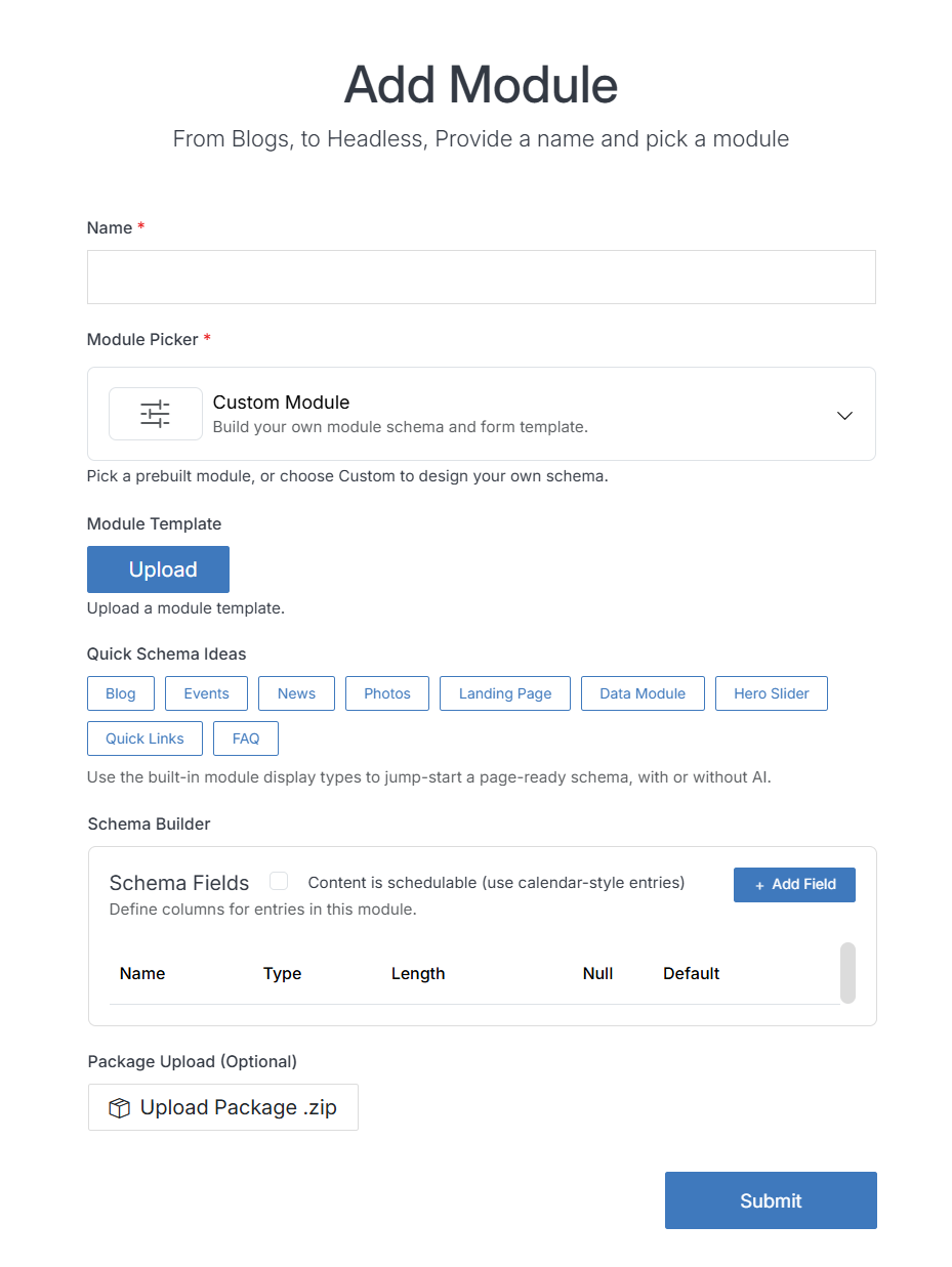 Add contact form