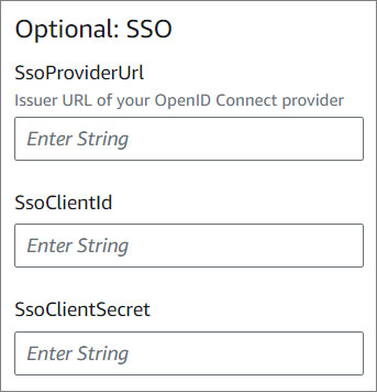 SSO Settings - Optional