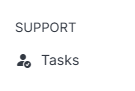Support nav group: Tasks