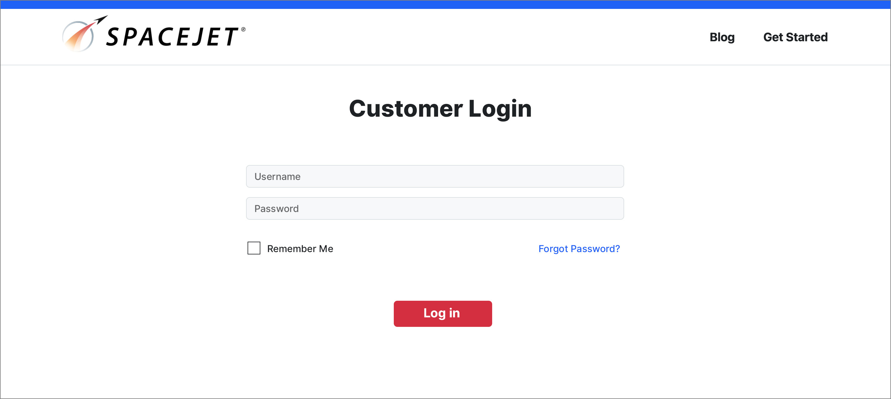 Login Front-end Page
