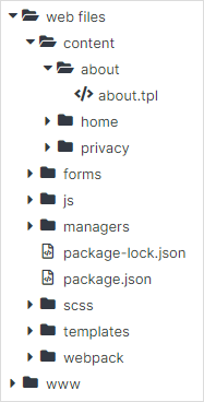 about file web files