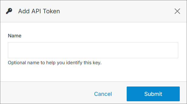 Add API Token