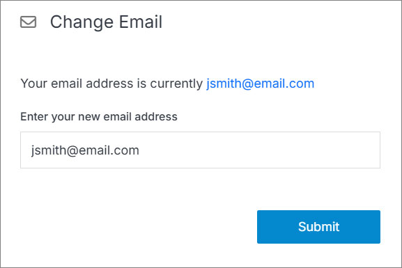 change email