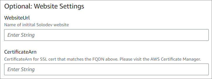 CMS Enterprise CMS Network Settings Optional