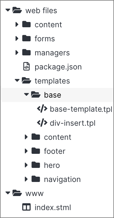 base template