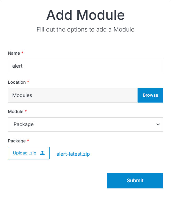 Add Alert