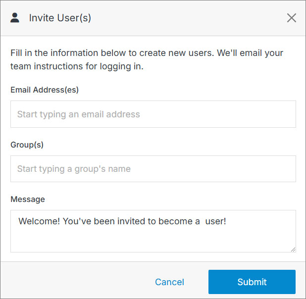 Add user form