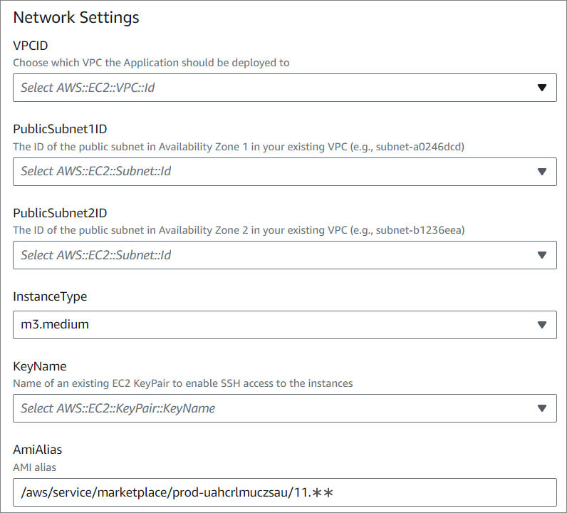 CMS Pro network settings