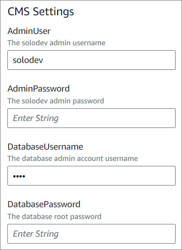 CMS Pro CMS Settings