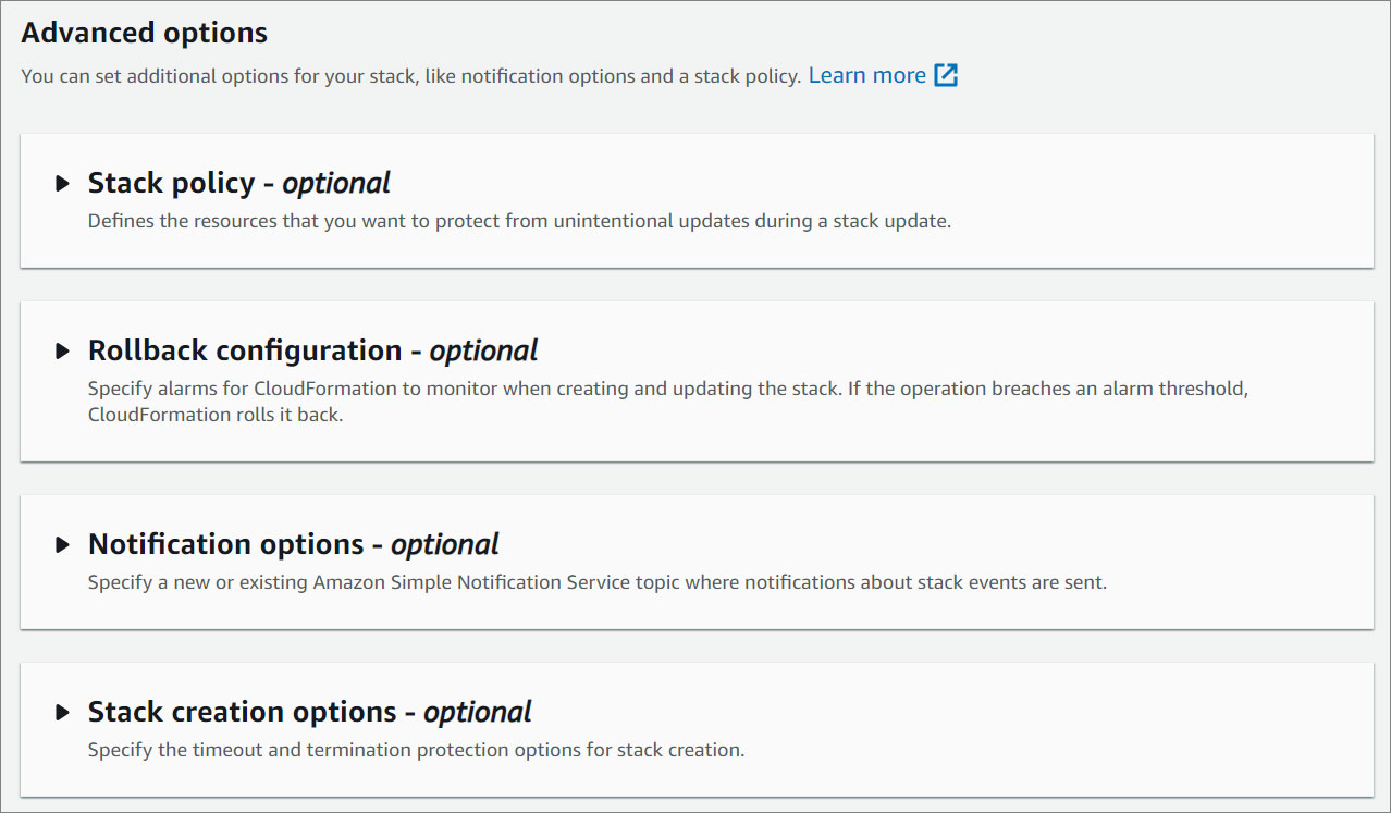 CMS Micro advanced options