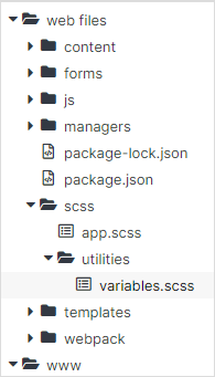 scss utilities vars