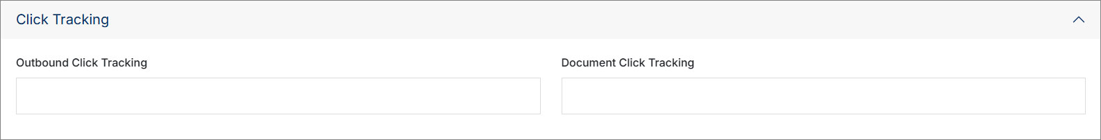 Click Tracking Settings