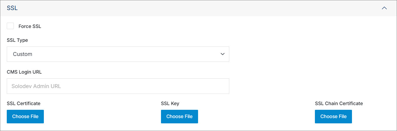 SSL Settings